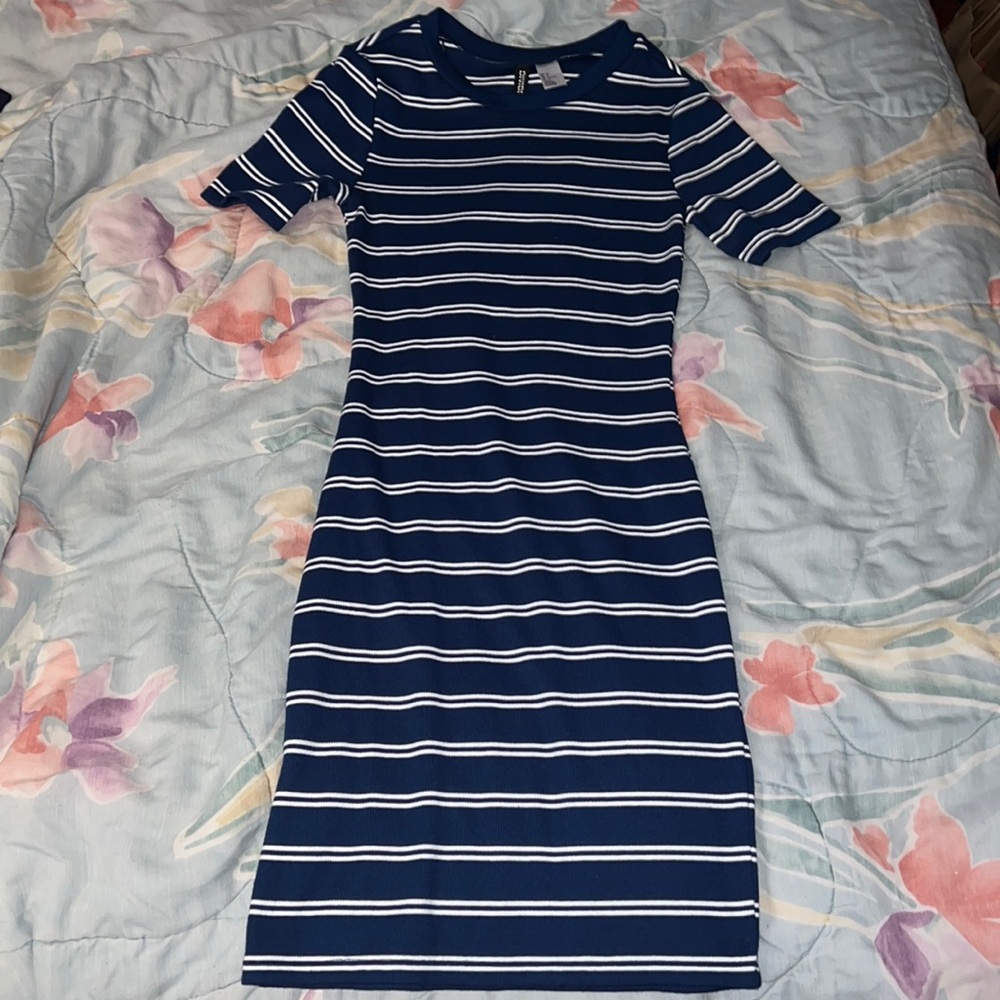 Striped Midi Dress